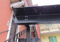 Realizzazione carpenteria metallica Wind's Bar